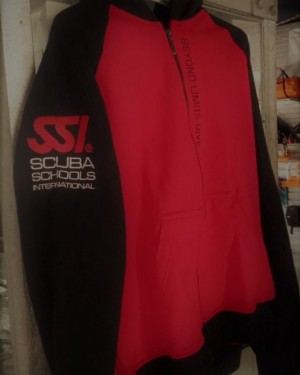 Hooded Sweat-shirt SSI Red/Black