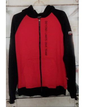 Hooded Sweat-shirt Red/Black