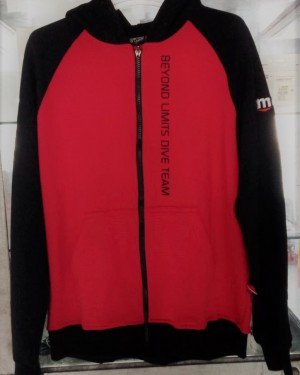 Hooded Sweat-shirt Red/Black