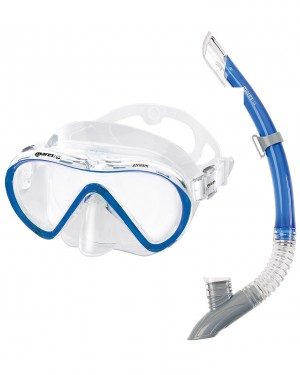 Mask+Snorkel Set Vento blue