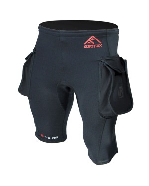 Neoprene Shorts with Pockets