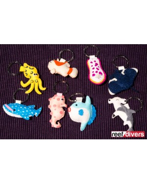 B.D Keychains Rubber