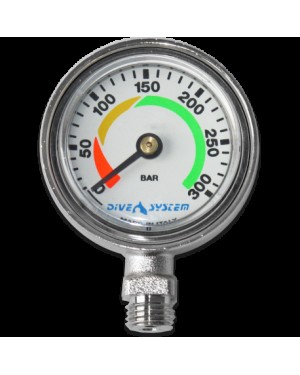 SIDE MOUNT PRESSURE GAUGE W/HO