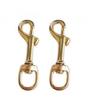 Swivel Bolt Snap Brass Small