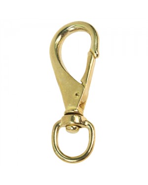 Swivel Boat Snap 2 Brass Hoo